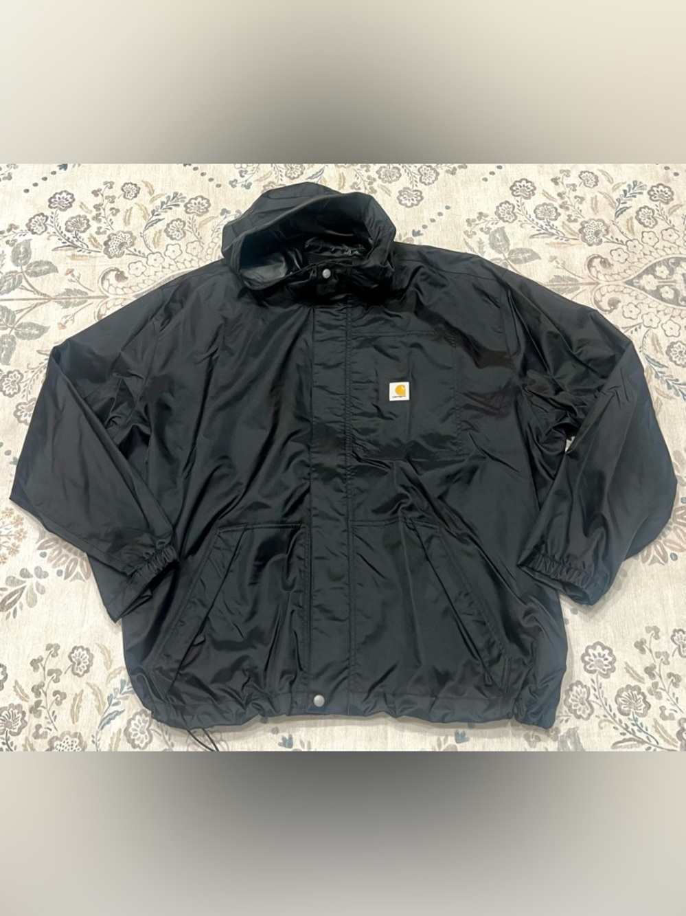 Carhartt Men’s Storm Defender Loose Fit Lightweight Jacket Black Size 4XL - Picture 2 of 12